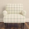 Hudson Check Accent Armchair