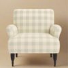 Hudson Check Accent Armchair