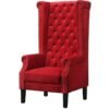 Red Velvet Throne Chair Red Velvet Throne Chair