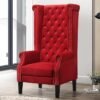 Red Velvet Throne Chair Red Velvet Throne Chair