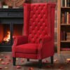 Red Velvet Throne Chair Red Velvet Throne Chair