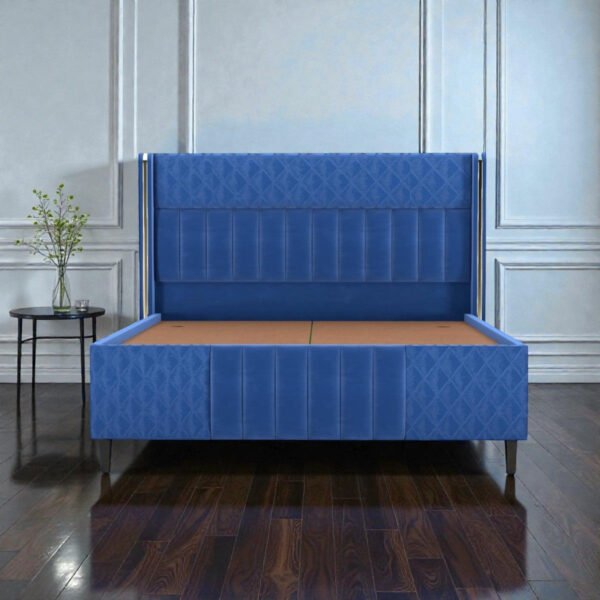 Azure Crest Channel Upholstered Bed Azure Crest Channel Upholstered Bed