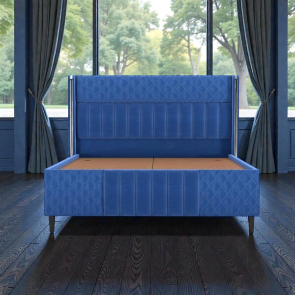 Azure Crest Channel Upholstered Bed Azure Crest Channel Upholstered Bed