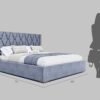 Acacia Prism Upholstered Bed Acacia Prism Upholstered Bed