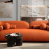 Arden Curve Luxe Upholstered 3- Seater Sofa Arden Curve Luxe Upholstered 3- Seater Sofa