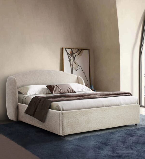 Aria Curve Luxury Upholstered Bed Aria Curve Luxury Upholstered Bed