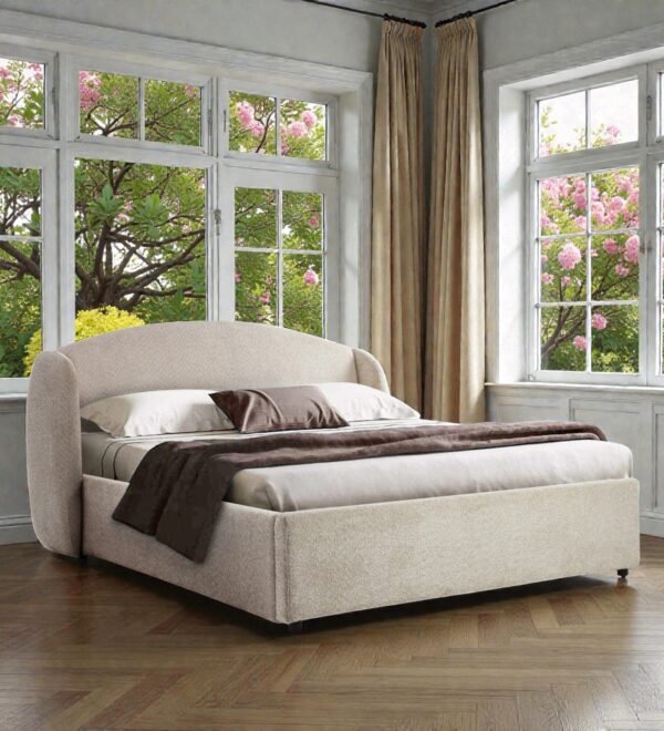 Aria Curve Luxury Upholstered Bed Aria Curve Luxury Upholstered Bed