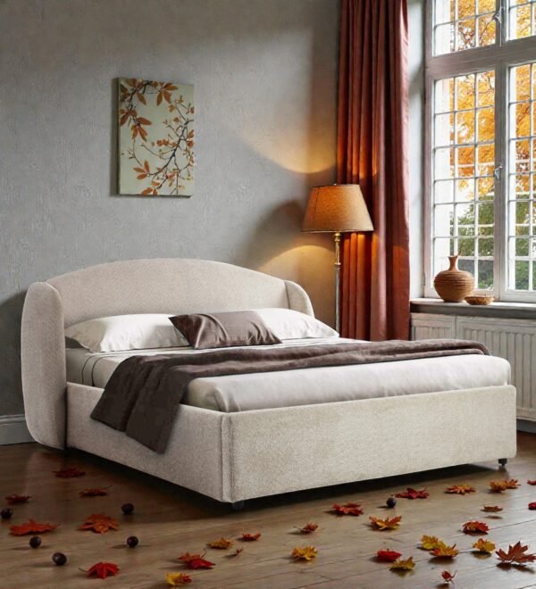 Aria Curve Luxury Upholstered Bed Aria Curve Luxury Upholstered Bed