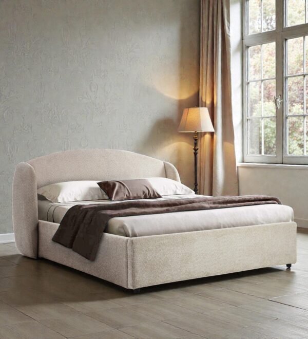 Aria Curve Luxury Upholstered Bed Aria Curve Luxury Upholstered Bed