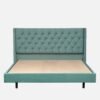 Aurora Tufted Uphoistered Bed With Winged Headboard Aurora Tufted Uphoistered Bed With Winged Headboard