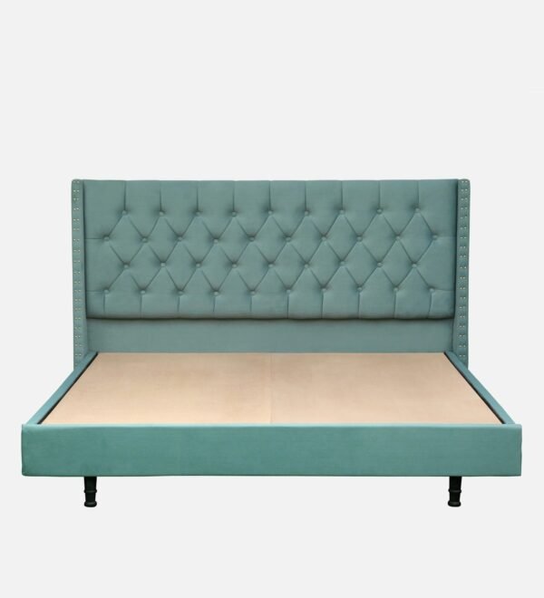 Aurora Tufted Uphoistered Bed With Winged Headboard Aurora Tufted Uphoistered Bed With Winged Headboard