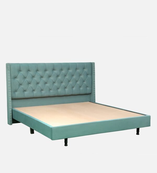 Aurora Tufted Uphoistered Bed With Winged Headboard Aurora Tufted Uphoistered Bed With Winged Headboard
