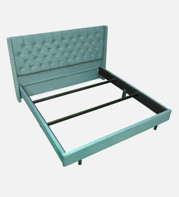Aurora Tufted Uphoistered Bed With Winged Headboard Aurora Tufted Uphoistered Bed With Winged Headboard