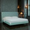 Aurora Tufted Uphoistered Bed With Winged Headboard Aurora Tufted Uphoistered Bed With Winged Headboard