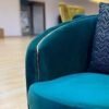 Azure Luxe Velvet Accent Chair