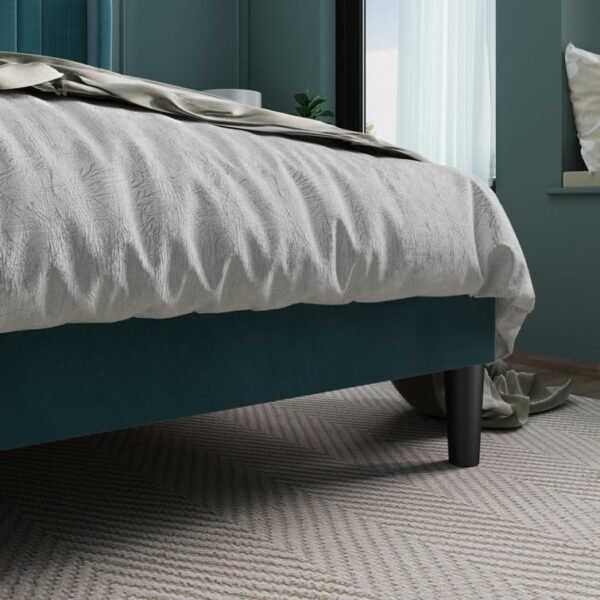 Azaure Royale Vertical Channel Upholstered Bed Azaure Royale Vertical Channel Upholstered Bed