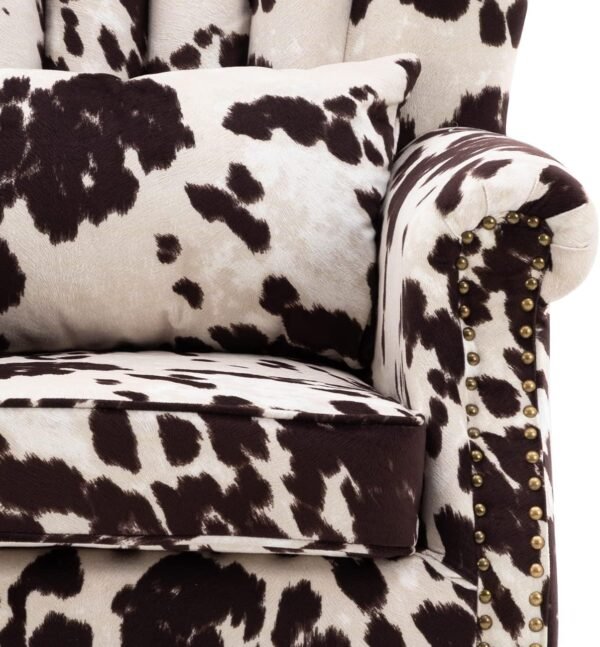 Black And White Wingbck Accent Chair Black And White Wingbck Accent Chair