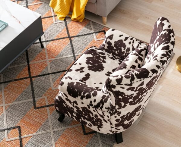 Black And White Wingbck Accent Chair Black And White Wingbck Accent Chair