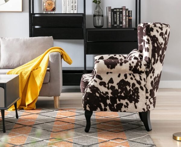 Black And White Wingbck Accent Chair Black And White Wingbck Accent Chair