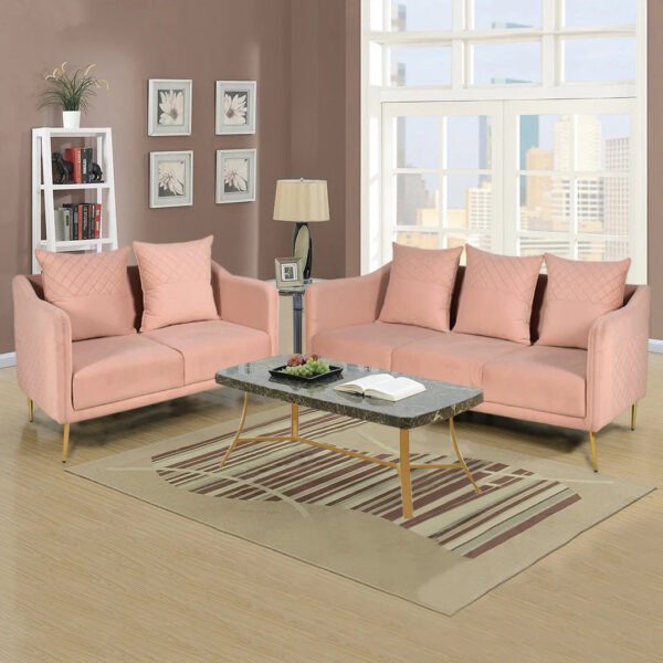 Blush Haven Upholstered Sofa Set Blush Haven Upholstered Sofa Set