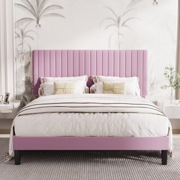 Blush Line Upholstered Bed Blush Line Upholstered Bed