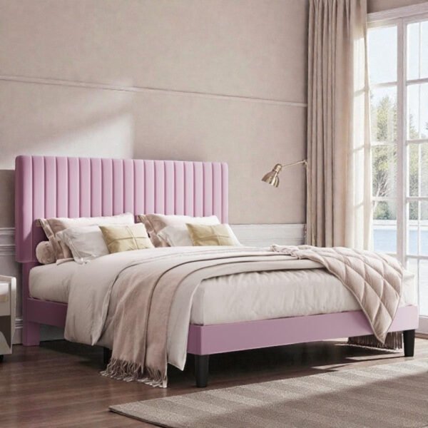 Blush Line Upholstered Bed Blush Line Upholstered Bed