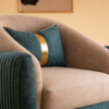 Aura Luxe Dual-tone Accent Chair