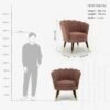 CLARA SHELL LUXURY ACCENT CHAIR - Set of 2 CLARA SHELL LUXURY ACCENT CHAIR - Set of 2