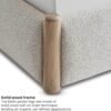 Clouda Soft-curve Upholstered Bed