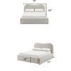 Clouda Soft-curve Upholstered Bed