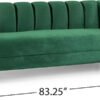 Emerald Channel Lluxe Upholstered 3-seater Sofa