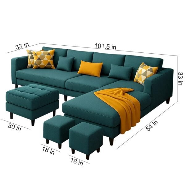 Flexicomfort L-shape Sectional Sofa Flexicomfort L-shape Sectional Sofa