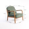 Forest Luxe Solid Wood Lounge Chair Forest Luxe Solid Wood Lounge Chair