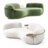 Forma Curve Upholstered Sofa