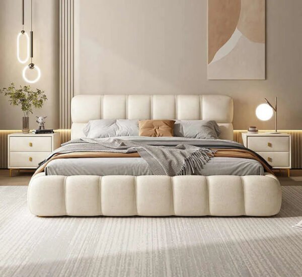 Haven Block Luxury Upholstered Bed