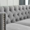 Imperial Grey Chestifield Sectional