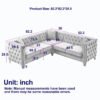 Imperial Grey Chestifield Sectional