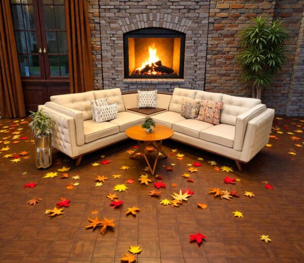 Ivory Cloud Luxe L-shape Sofa Ivory Cloud Luxe L-shape Sofa