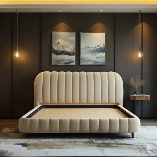 Ivory Cloud Upholstered Bed Ivory Cloud Upholstered Bed