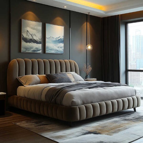 Ivory Cloud Upholstered Bed Ivory Cloud Upholstered Bed