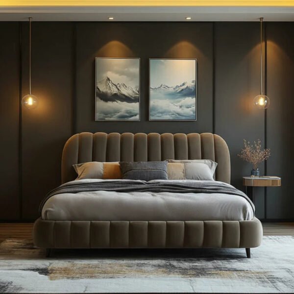 Ivory Cloud Upholstered Bed Ivory Cloud Upholstered Bed