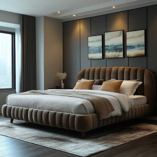 Ivory Cloud Upholstered Bed Ivory Cloud Upholstered Bed