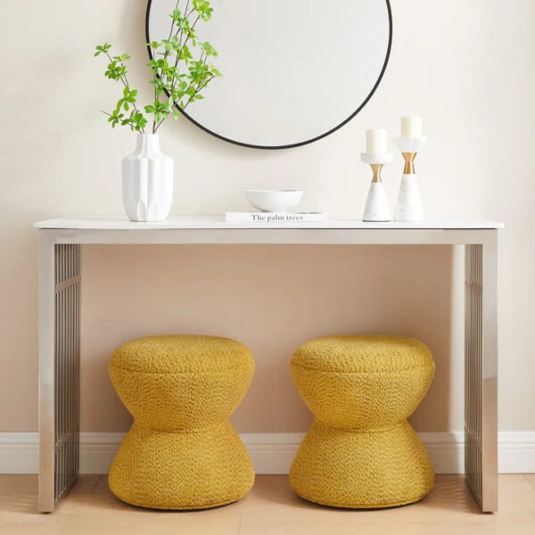 Ivory Orbit 360° Swivel Ottoman Ivory Orbit 360° Swivel Ottoman