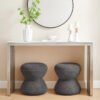 Ivory Orbit 360° Swivel Ottoman Ivory Orbit 360° Swivel Ottoman