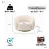 Ivory Orbit Accent Chair