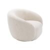 Ivory Orbit Accent Chair