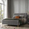 Linea Luxe Channel Upholstered Bed Linea Luxe Channel Upholstered Bed