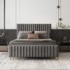 Linea Luxe Channel Upholstered Bed Linea Luxe Channel Upholstered Bed