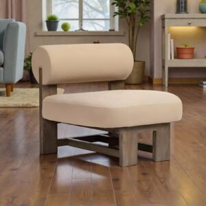 Luna Contemporary Wooden Frame Lounge Chair Luna Contemporary Wooden Frame Lounge Chair