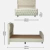 Luxe Chesterfield Upholstered Bed Luxe Chesterfield Upholstered Bed